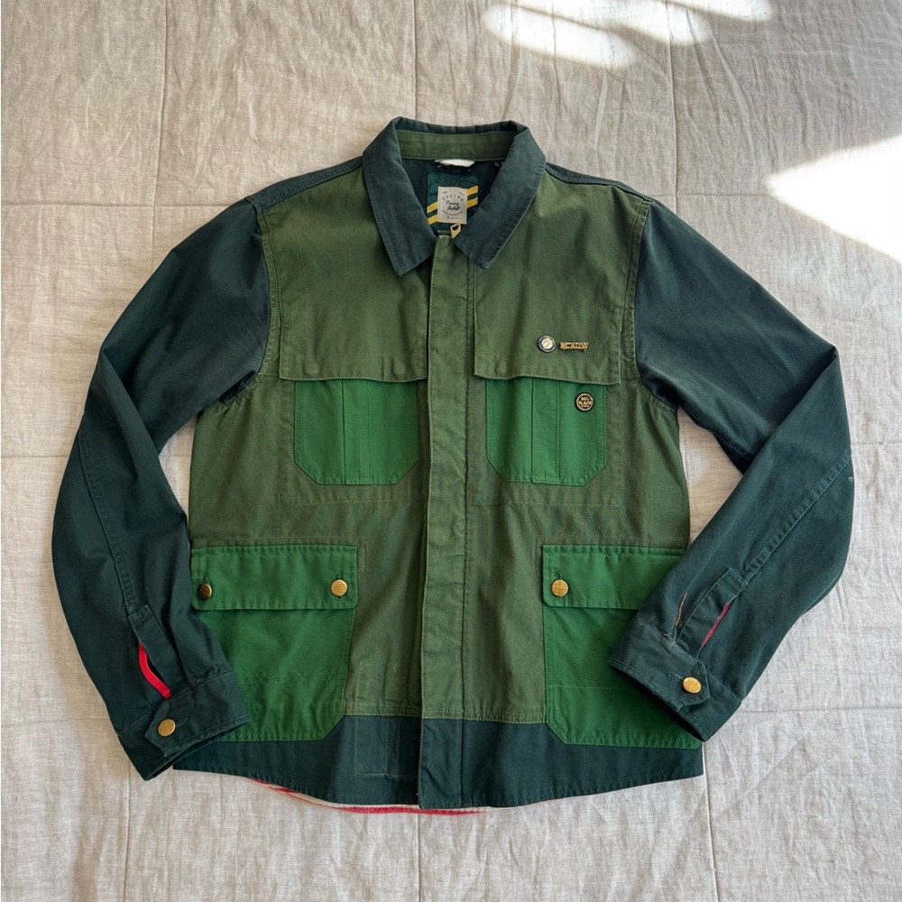 Scotch & Soda Green Military-inspired Lightweight Jacket